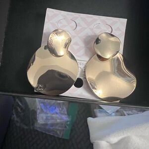 Gold Statement Earrings